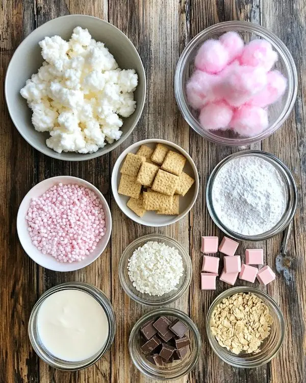 Crispy Cotton Candy Cheesecake Bombs 2 Ingredients for Cotton Candy Cheesecake Bombs