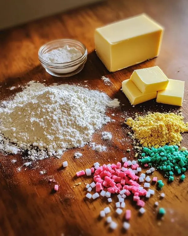 Ingredients for Gluten-Free Crumbl Sugar Cookies