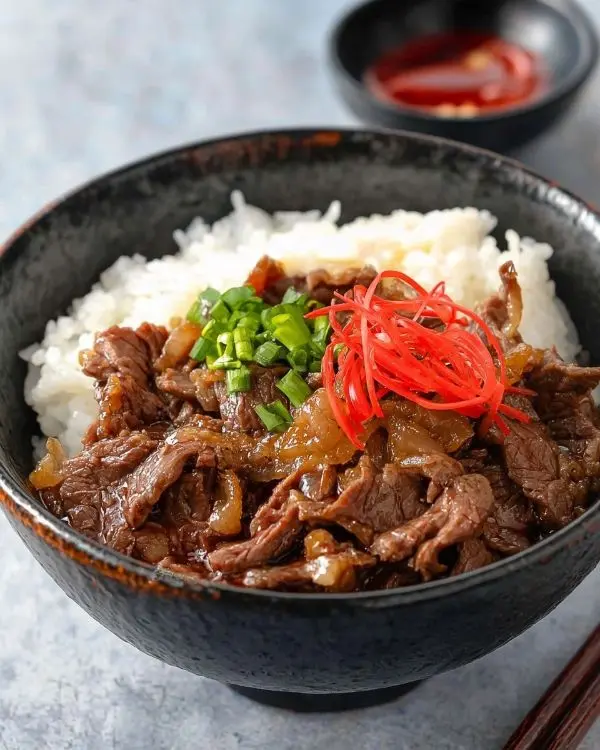 Japanese Beef Bowl Gyudon 4 Japanese Beef Bowl