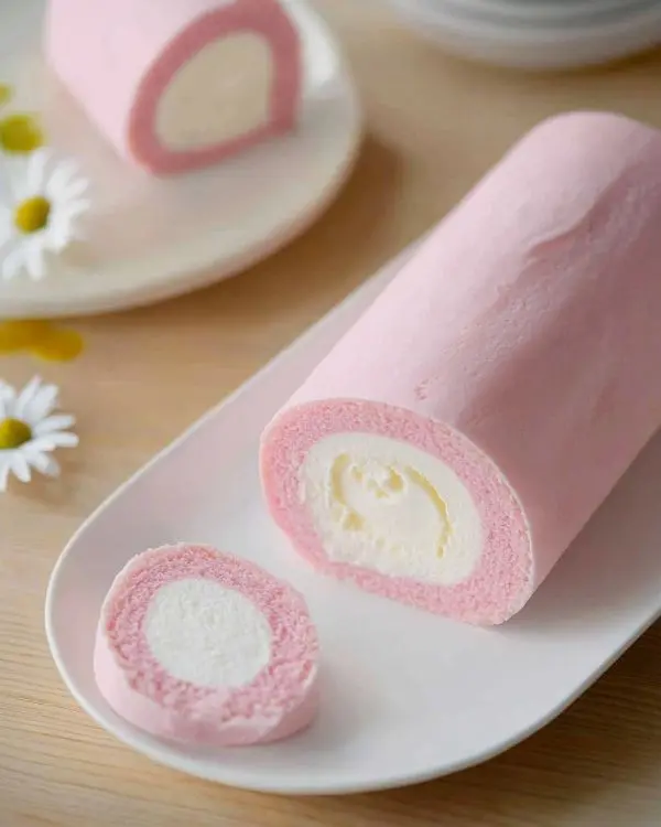Japanese Cotton Candy Swiss Cake Roll 2 Japanese Cake