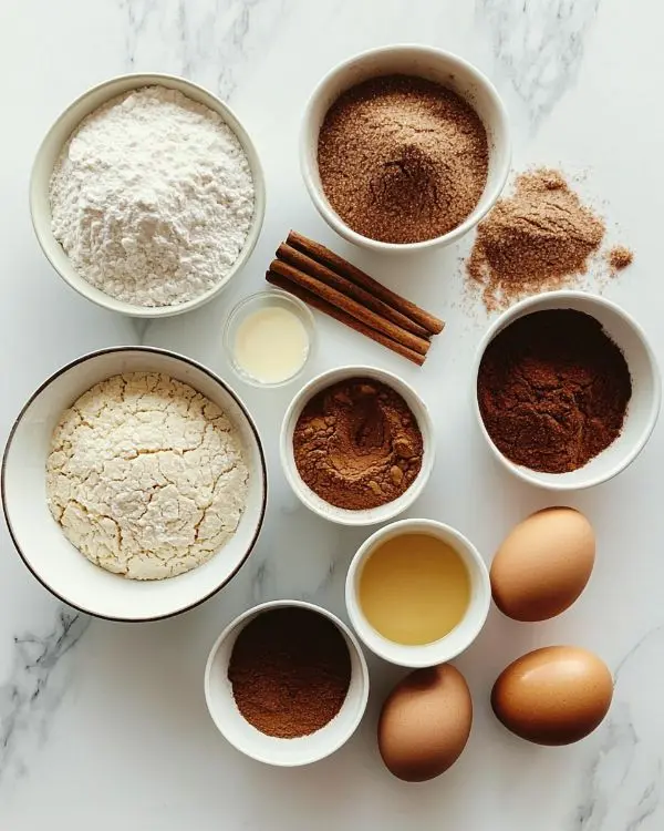 Main ingredients for Chewy Gingerdoodle Cookies