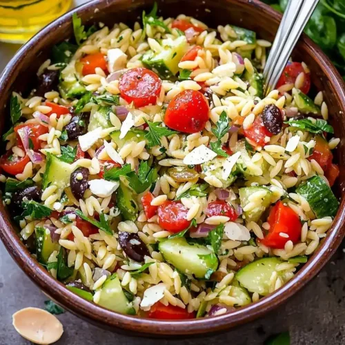 Mediterranean Orzo Pasta Salad 5 Mediterranean Orzo Pasta Salad