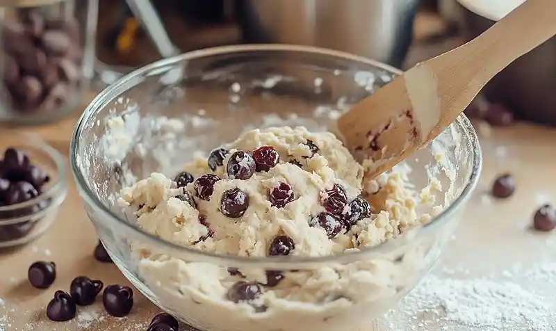 Cherry Snowball Cookies 5 Preparing the Cherry Snowball Cookies