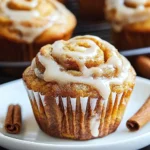 Pumpkin Cinnamon Roll Muffins