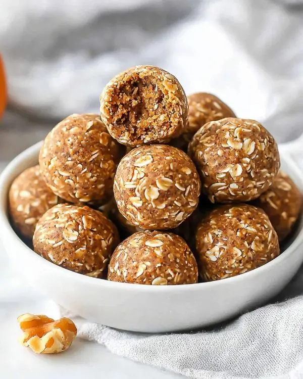 Healthy Pumpkin Protein Balls 4 Pumpkin Spice High Protein Oat Balls Recipe