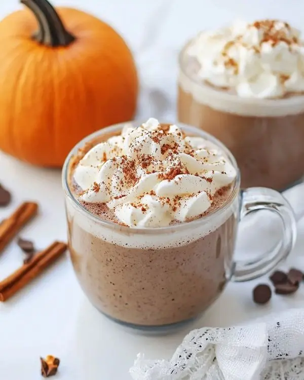 Ultimate Pumpkin Spice Hot Chocolate with Toasted Marshmallows 2 Pumpkin Spice Hot Chocolate Recipe