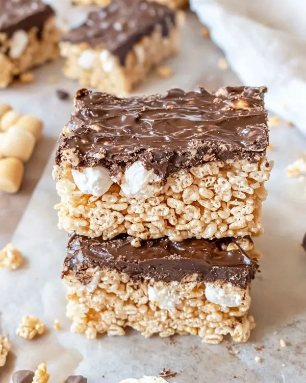 Ultimate Smores Rice Krispie Treats Recipe 4 S'mores Rice Krispie Treats Recipe