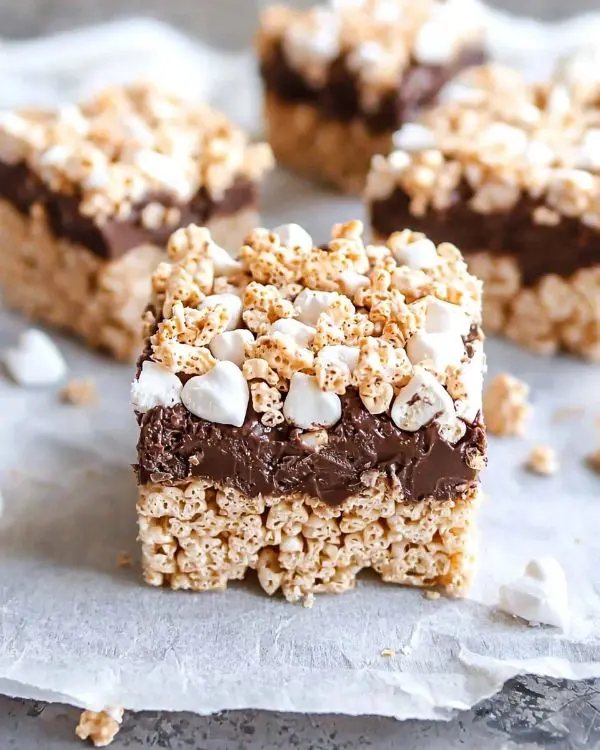 Ultimate Smores Rice Krispie Treats Recipe 3 Smores Rice Krispie