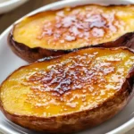 Sweet Japanese Potato Crème Brûlée