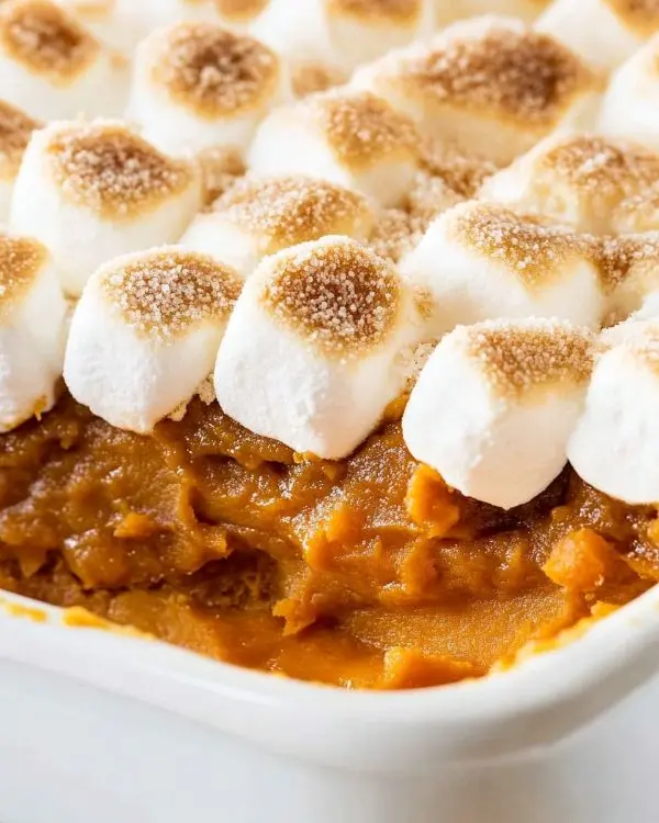 Sweet Potato Casserole with Marshmallows 4 Sweet Potato Casserole with Marshmallows Recipe