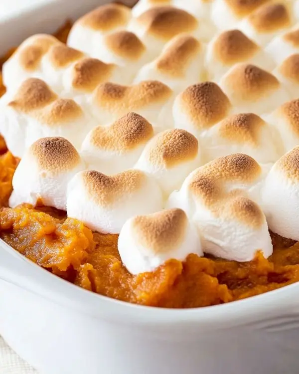Sweet Potato Casserole with Marshmallows 3 Sweet Potato Casserole