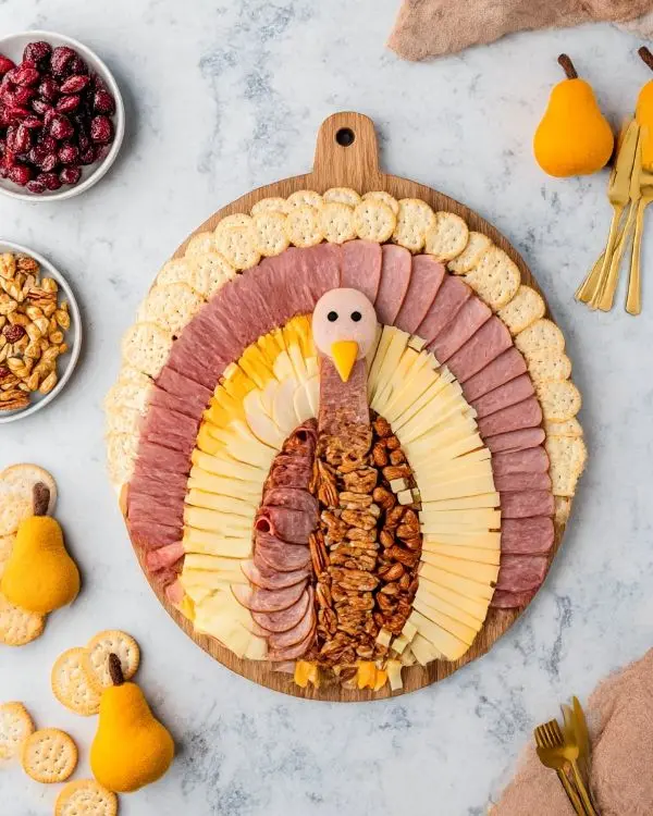 Thanksgiving Turkey Charcuterie Board 2 Thanksgiving Turkey Charcuterie Board Recipe