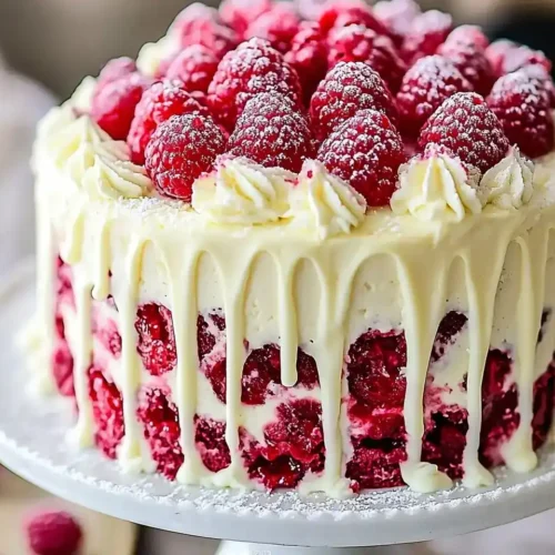 White Chocolate Raspberry Dream Cake 5 White Chocolate Raspberry Dream Cake