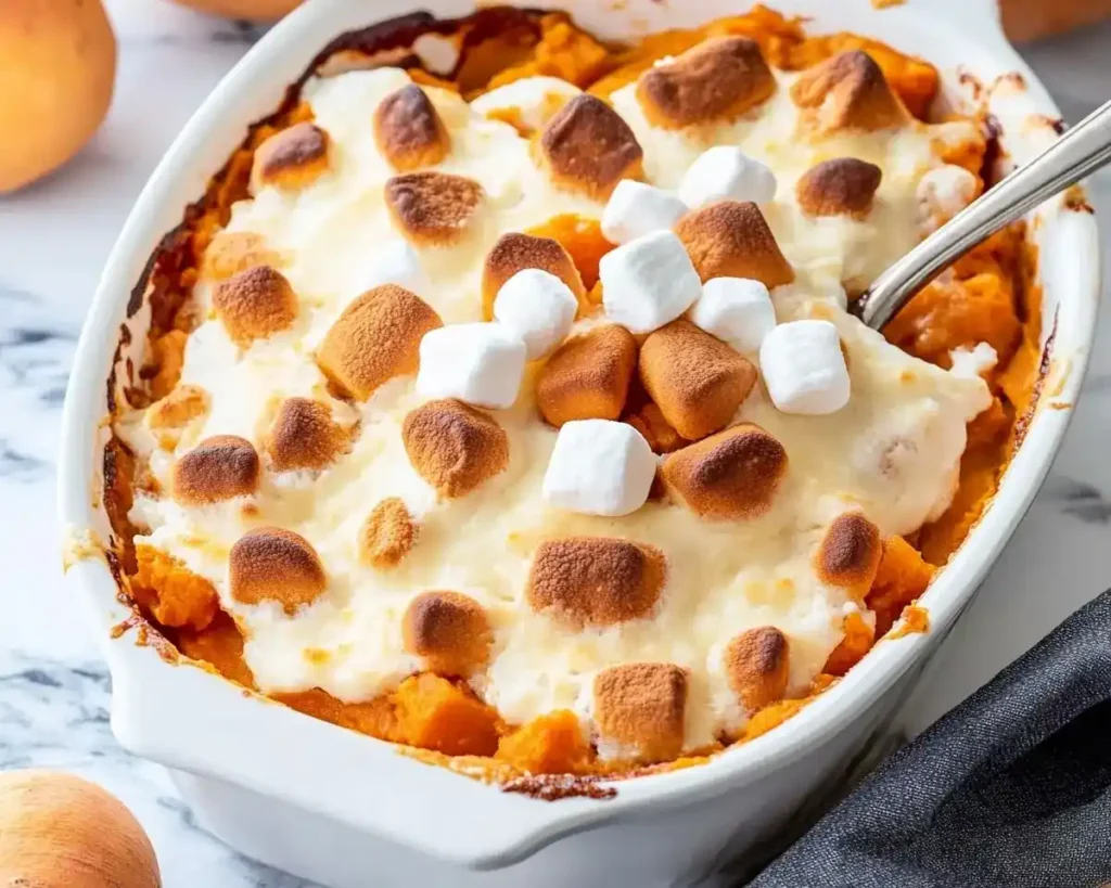 Amazing Potato Casserole with Marshmallows