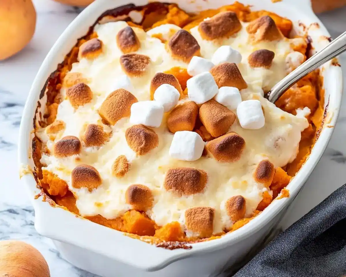 Amazing Potato Casserole with Marshmallows
