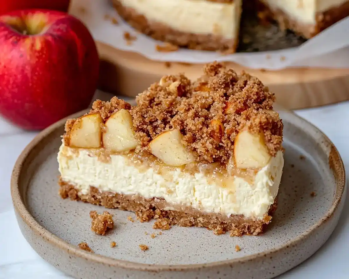 Apple Cheesecake Crumble
