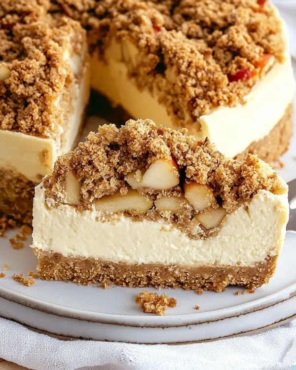 Apple Cheesecake Crumble 4 Apple Crumble Cheesecake