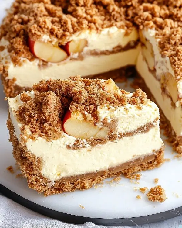 Apple Cheesecake Crumble 3 Apple Pie Crumble Cheesecake
