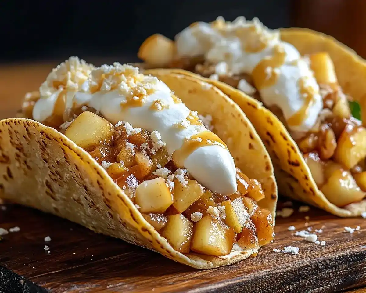 Apple Pie Tacos