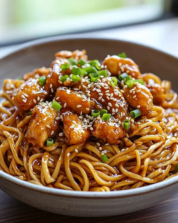 Sticky Garlic Chicken Noodles 5 Asian Chicken Pasta