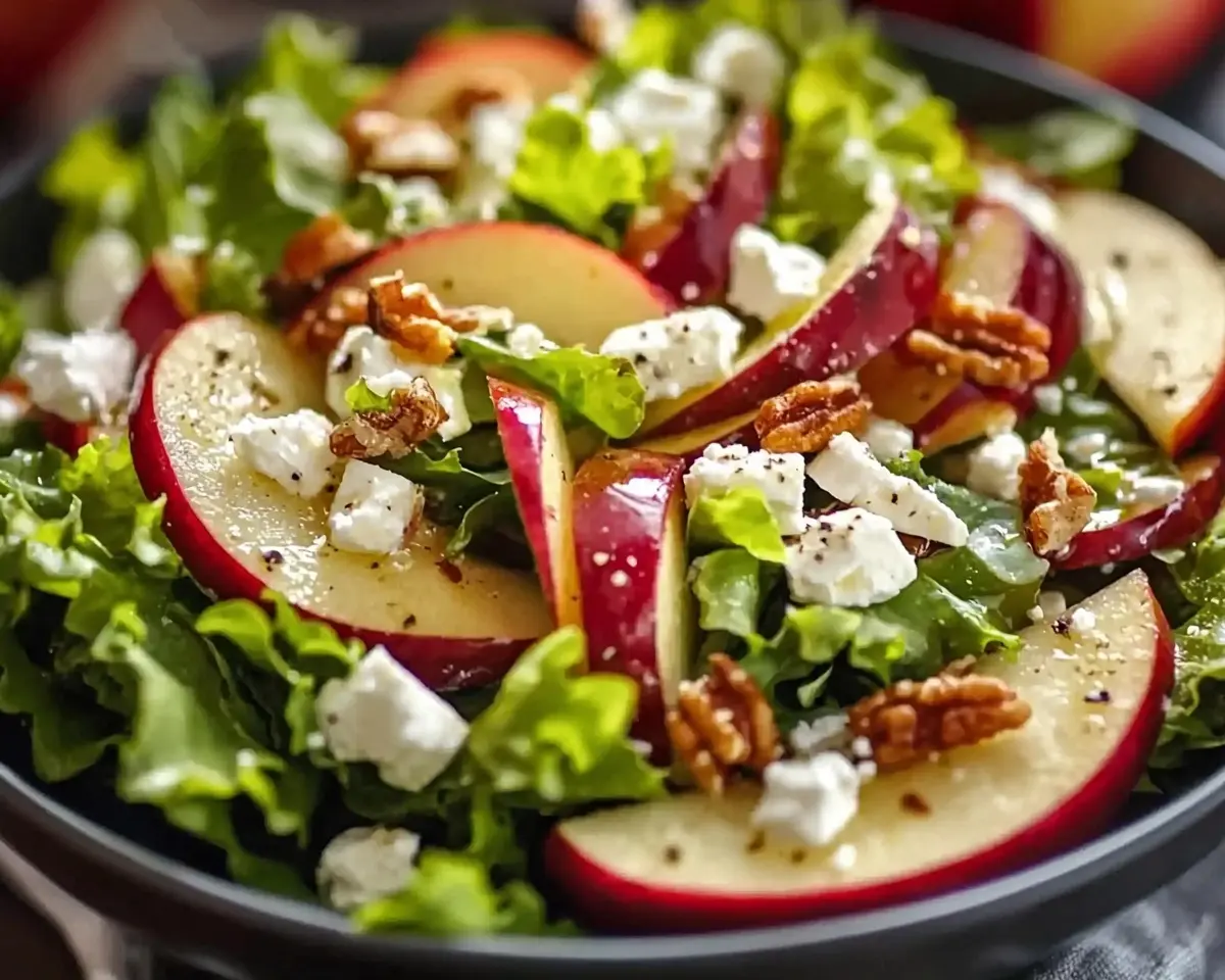 Autumn Harvest Honeycrisp Apple and Feta Salad