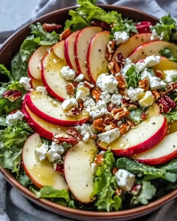 Autumn Harvest Honeycrisp Apple and Feta Salad 3 Autumn Salad