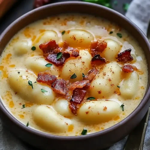 Bacon Cheddar Gnocchi Soup 5 Bacon Cheddar Gnocchi Soup