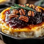 Baked Brie with Fig Jam and Pecans