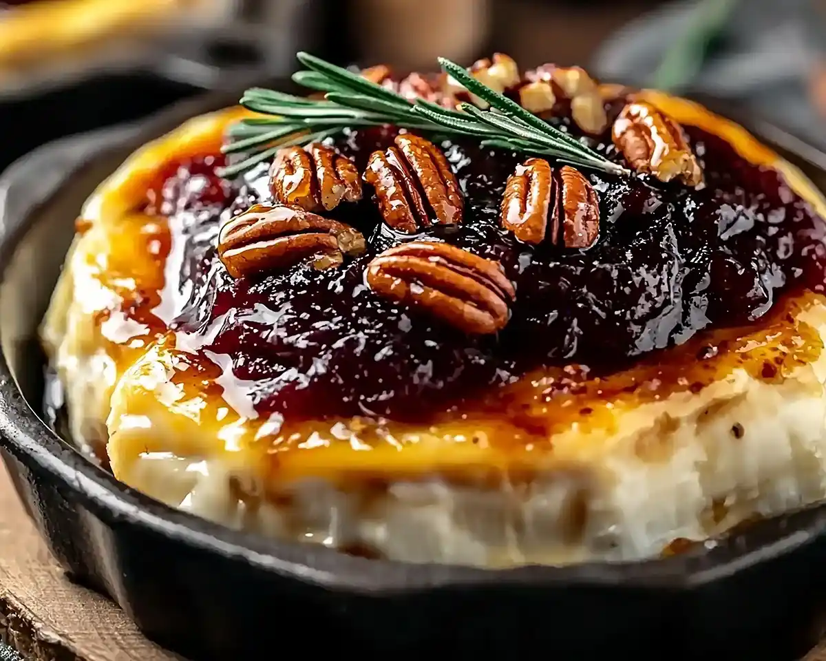 Baked Brie with Fig Jam and Pecans 1 Baked Brie with Fig Jam and Pecans