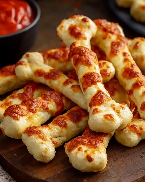 Cheesy Halloween Breadstick Bones 3 Cheesy Halloween Breadstick Bones Recipe