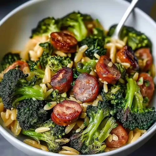 Best Orzo Dinner Recipe 5 Chicken Sausage and Broccoli Orzo