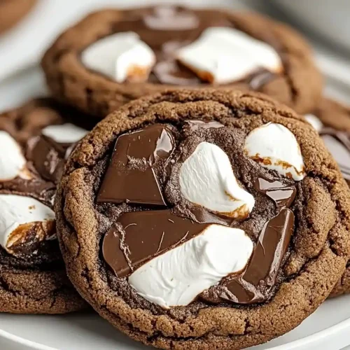 Chocolate Marshmallow Swirl Cookies 6 Chocolate Marshmallow Swirl Cookies