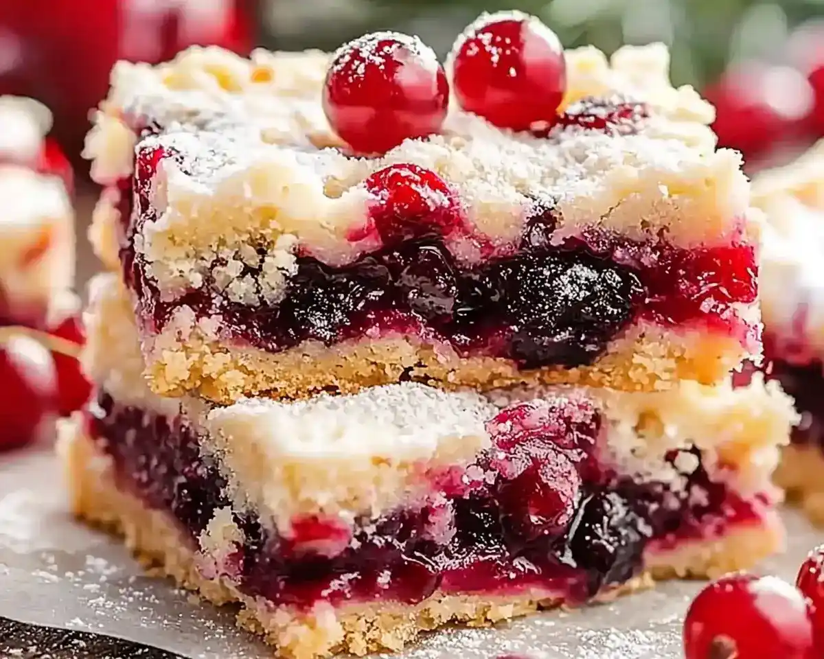 Christmas Cherry Bars Recipe