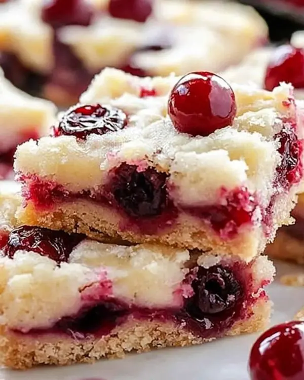 Christmas Cherry Bars Recipe 4 Christmas Cherry Bars
