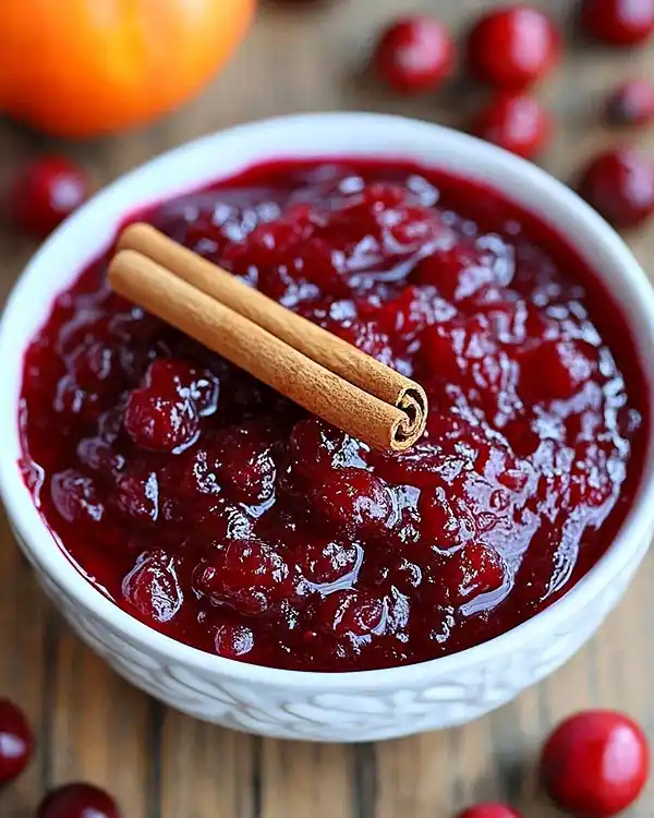 Tasty Christmas Cranberry 3 Cinnamon Bourbon Cranberry Sauce