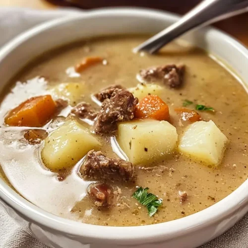 Creamy Beef and Potato Soup