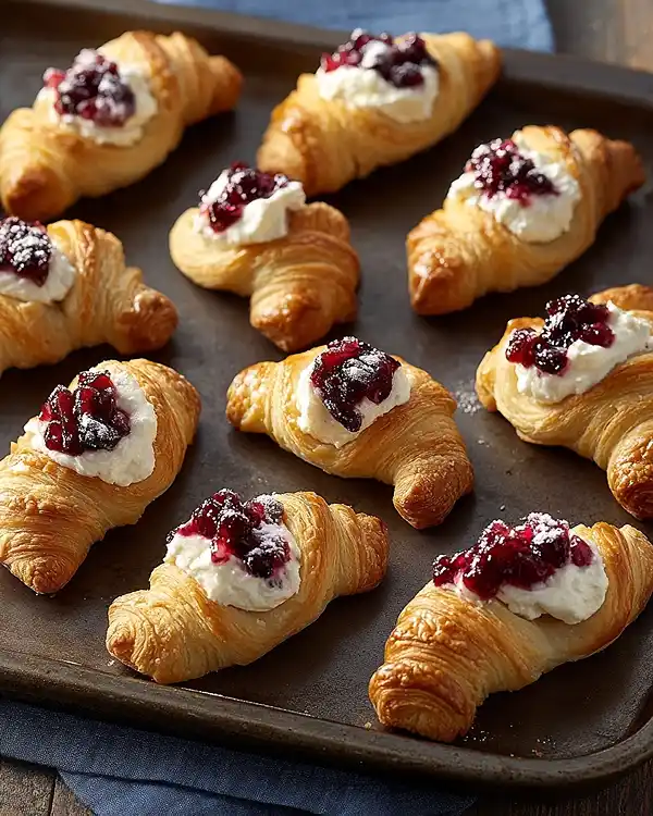 Cranberry Cream Cheese Crescent Bites 3 Crescent Bites