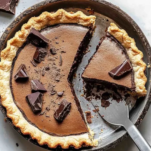 Dark Chocolate Chess Pie Recipe