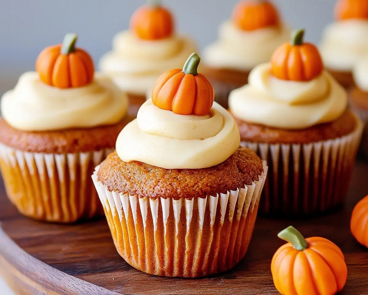Delicious Pumpkin Cupcakes Recipe