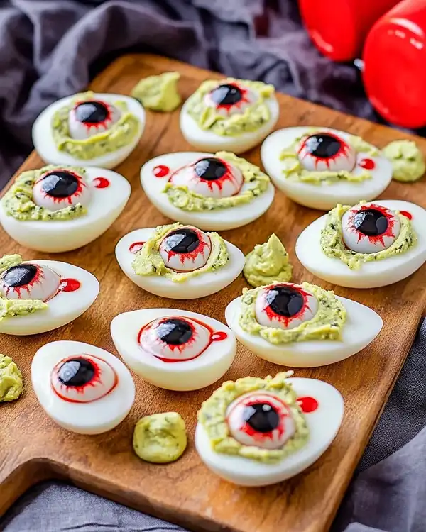 Eyeball Deviled Eggs 2 Eyeball Deviled Eggs Recipe