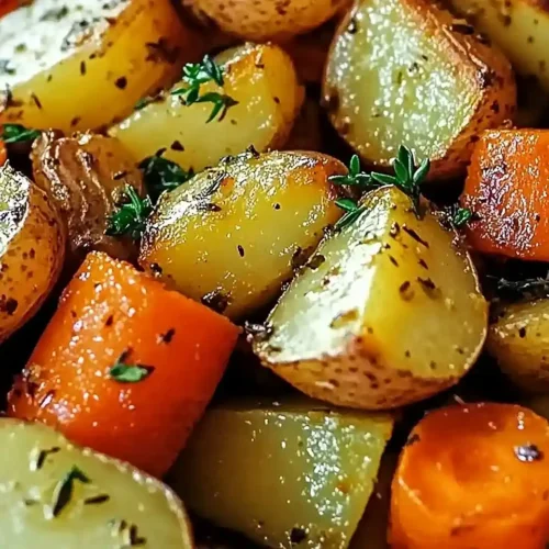 Garlic Herb Roasted Potatoes, Carrots, and Zucchini 5 Garlic Herb Roasted Potatoes, Carrots, and Zucchini