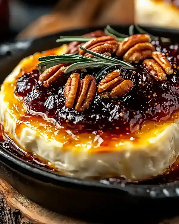 Baked Brie with Fig Jam and Pecans 4 Goat Cheese Appetizer With Fig Jam