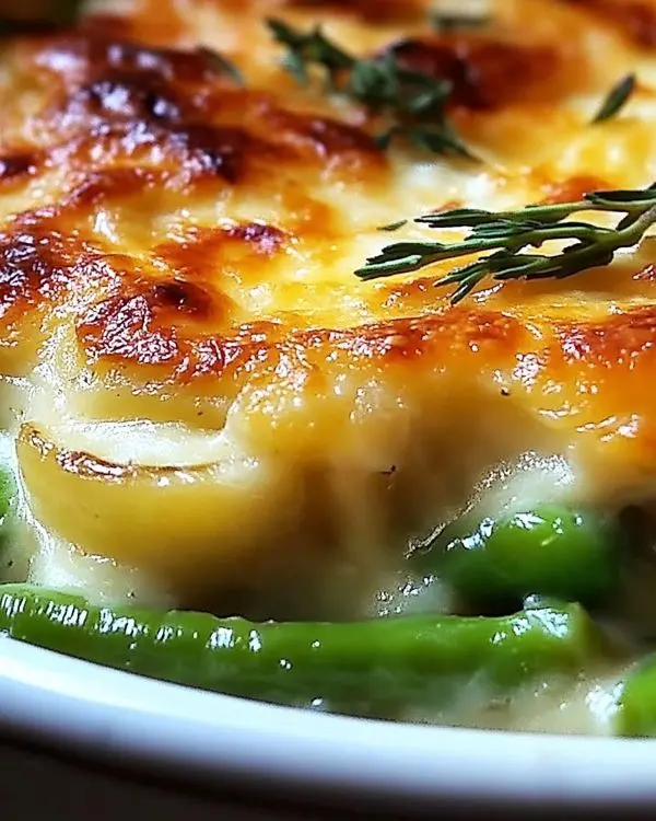 Ultimate Green Bean Casserole with Potatoes 3 Green Bean Casserole With Crispy Potatoes