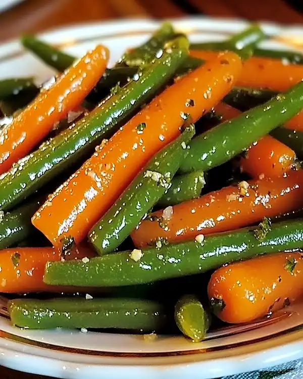 Honey Glazed Carrots & Green Beans 3 Green Beans