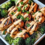 Grilled Chicken and Broccoli Bowls