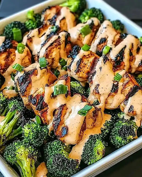 Grilled Chicken and Broccoli Bowls Recipe