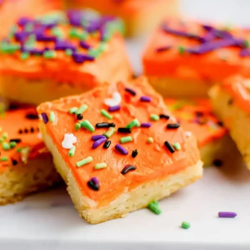 Halloween Sugar Cookie Bars 5 Halloween Sugar Cookie Bars