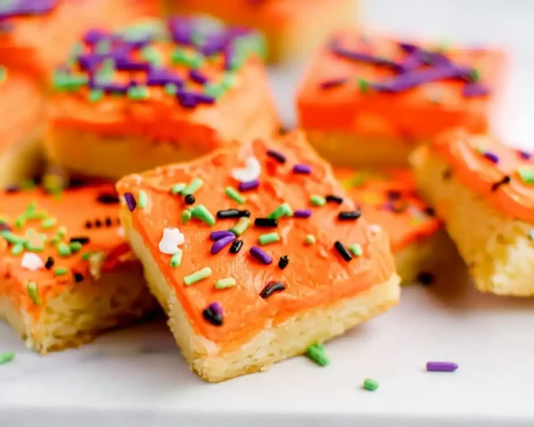 Halloween Sugar Cookie Bars