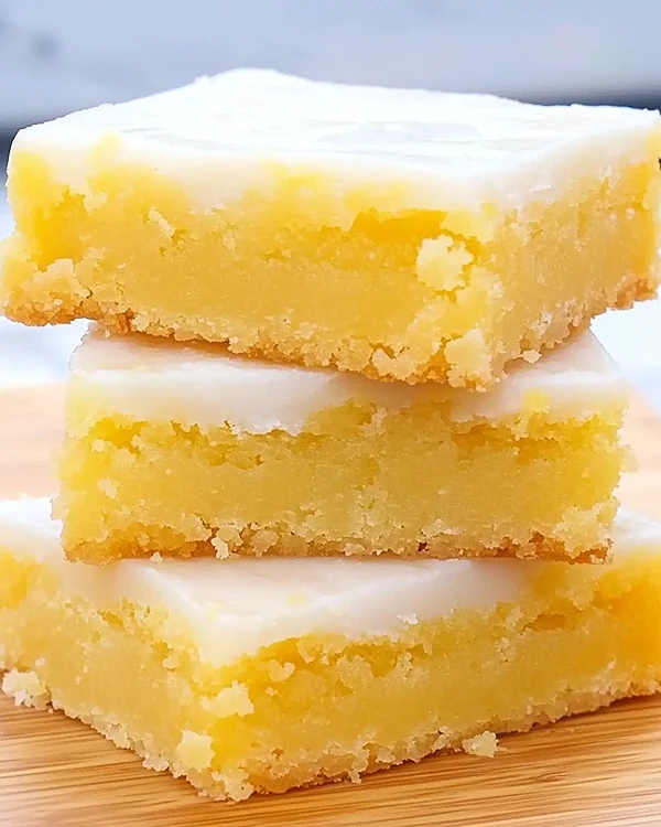 Handmade Lemon Brownies Recipe