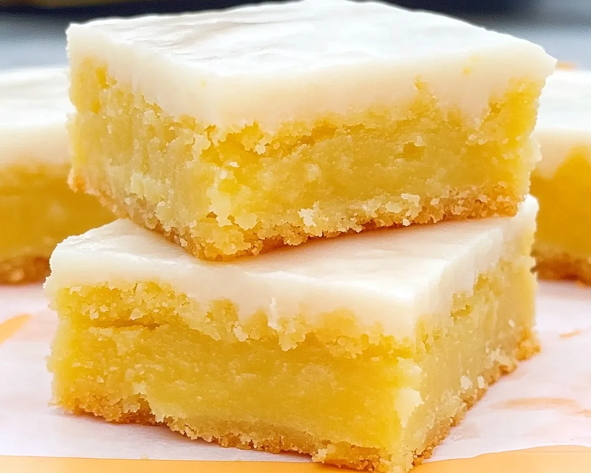 Handmade Lemon Brownies